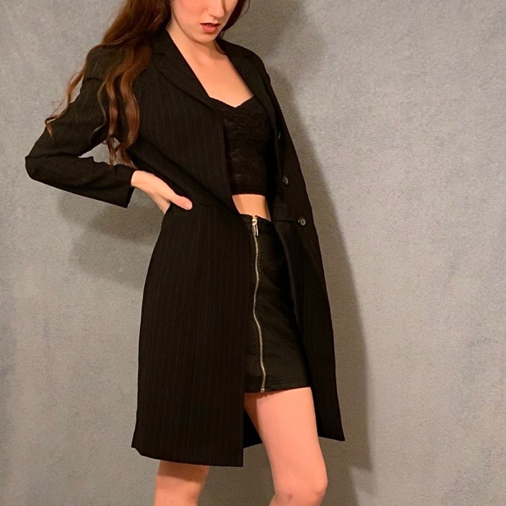 Long black blazer